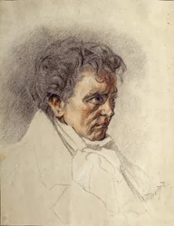 Retrato de Ludwig van Beethoven
